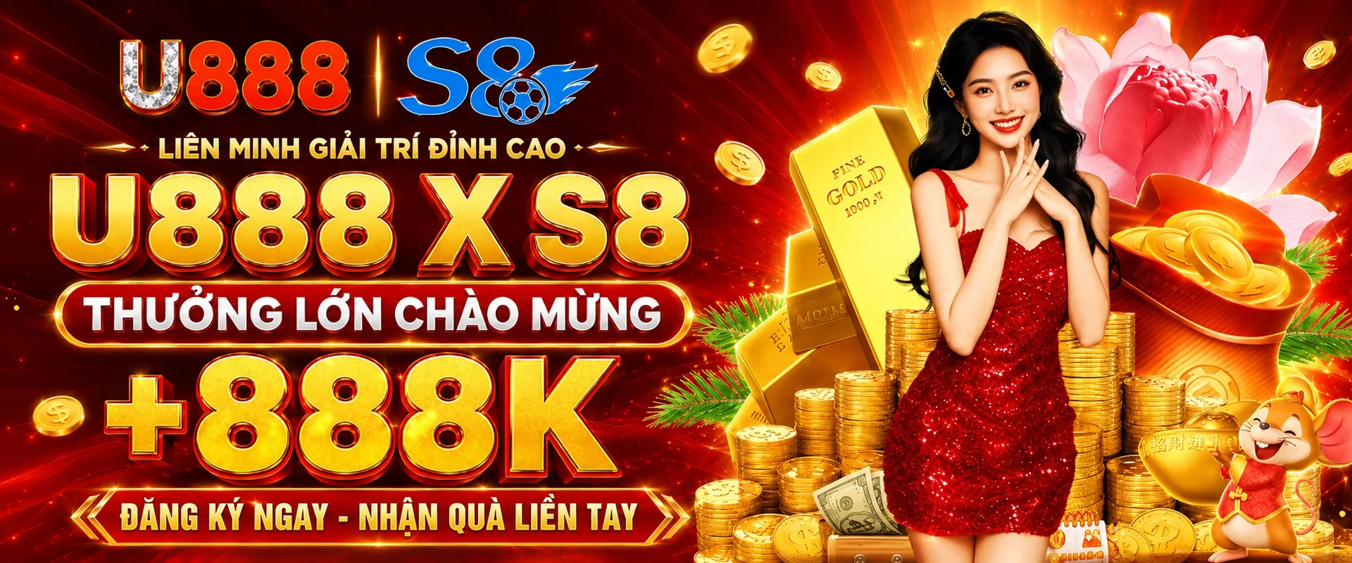 U888 sát nhập S8 - Đăng ký tặng nạp đầu 88k